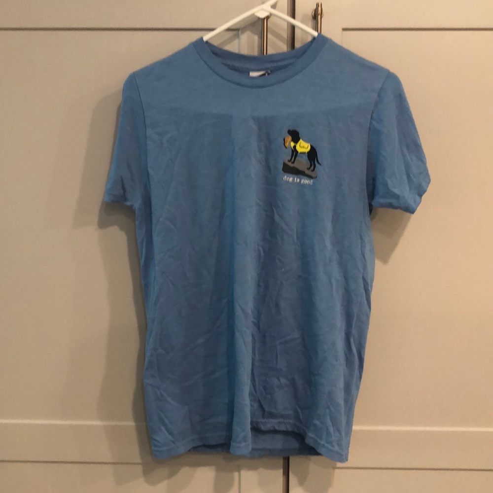 Dog is Good Blue Shirt